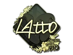 Sticker | latto (Gold) | Rio 2022 - $ 6.17