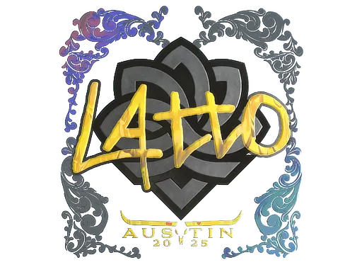 Sticker | latto (Holo) | Austin 2025 - $ 0.40