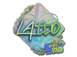 Sticker | latto (Holo) | Rio 2022 - $ 1.10