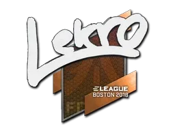 Sticker | Lekr0 | Boston 2018 - $ 4.11