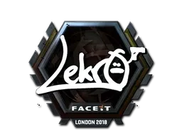 Sticker | Lekr0 (Foil) | London 2018 - $ 3.96