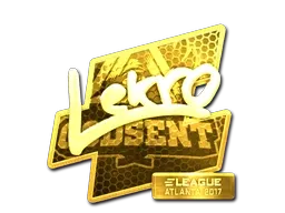 Sticker | Lekr0 (Gold) | Atlanta 2017 - $ 103.28