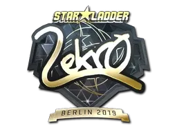 Sticker | Lekr0 (Gold) | Berlin 2019 - $ 12.42