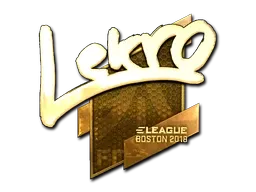 Sticker | Lekr0 (Gold) | Boston 2018 - $ 4813.50