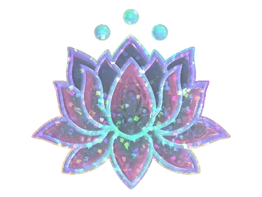 Sticker | Lotus (Glitter) - $ 5.26