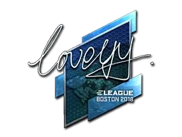 Sticker | LoveYY (Foil) | Boston 2018 - $ 31.55