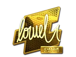 Sticker | loWel (Gold) | Atlanta 2017 - $ 107.15