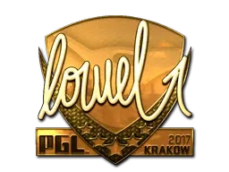 Sticker | loWel (Gold) | Krakow 2017 - $ 543.18