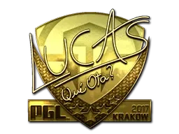 Sticker | LUCAS1 (Gold) | Krakow 2017 - $ 1182.08