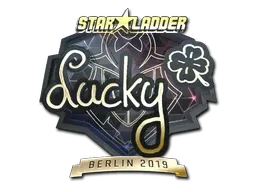 Sticker | Lucky (Gold) | Berlin 2019 - $ 23.49