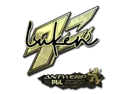 Sticker | luken (Gold) | Antwerp 2022 - $ 4.90