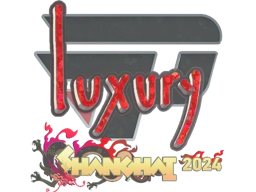 Sticker | lux (Glitter) | Shanghai 2024 ``