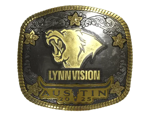 Sticker | Lynn Vision (Gold) | Austin 2025 - $ 0.00