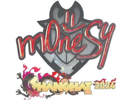 Sticker | m0NESY (Glitter) | Shanghai 2024 - $ 0.57