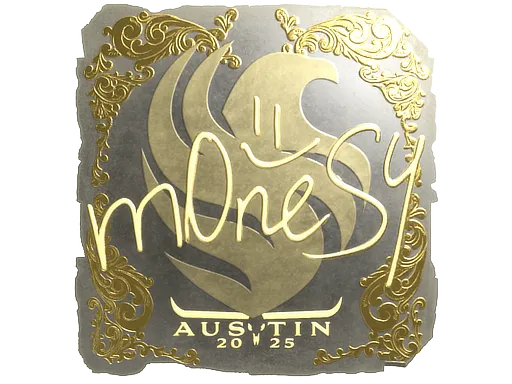 Sticker | m0NESY (Gold) | Austin 2025 - $ 43.28