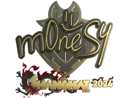 Sticker | m0NESY (Gold) | Shanghai 2024 - $ 39.53