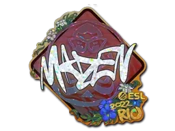 Sticker | maden (Glitter) | Rio 2022 - $ 0.05