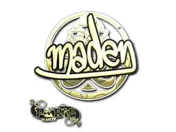 Sticker | maden (Gold) | Paris 2023 - $ 0.89