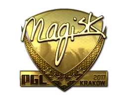 Sticker | Magisk (Gold) | Krakow 2017 - $ 912.04