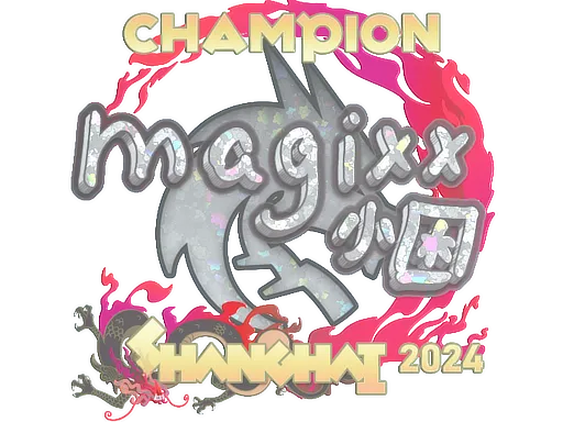 Sticker | magixx (Glitter, Champion) | Shanghai 2024 ``