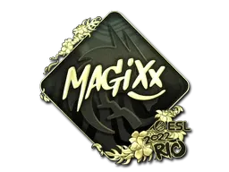 Sticker | magixx (Gold) | Rio 2022 - $ 4.19