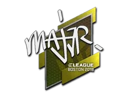 Sticker | MAJ3R | Boston 2018 - $ 2.72