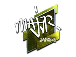 Sticker | MAJ3R (Foil) | Boston 2018 - $ 5.49