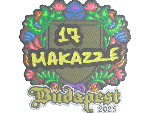Sticker | makazze (Embroidered) | Budapest 2025 - $ 0.13