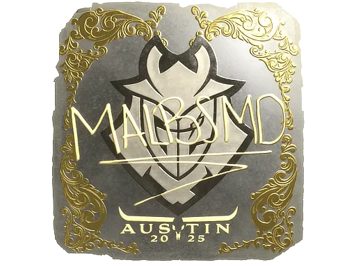 Sticker | malbsMd (Gold) | Austin 2025 - $ 1.44