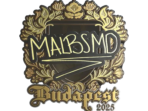 Sticker | malbsMd (Gold) | Budapest 2025 - $ 1.30
