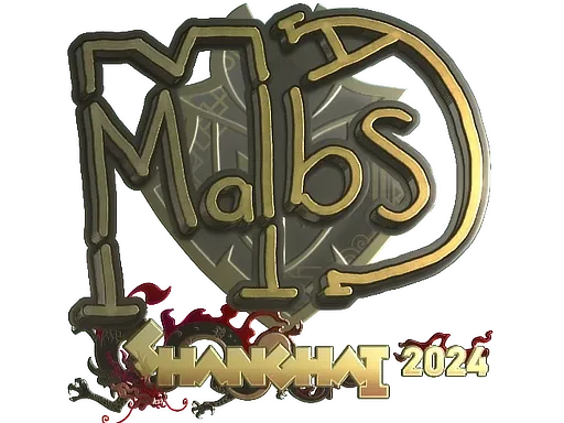 Sticker | malbsMd (Gold) | Shanghai 2024 ``