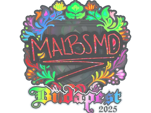 Sticker | malbsMd (Holo) | Budapest 2025 - $ 0.26
