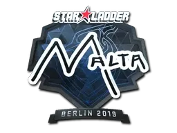 Sticker | malta (Foil) | Berlin 2019 - $ 0.89