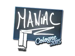 Sticker | Maniac | Cologne 2015 - $ 18.26