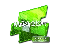 Sticker | markeloff (Foil) | Atlanta 2017 - $ 45.92