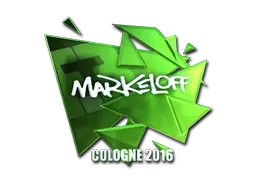 Sticker | markeloff (Foil) | Cologne 2016 - $ 38.99