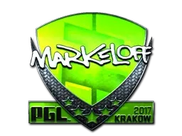 Sticker | markeloff (Foil) | Krakow 2017 - $ 28.09