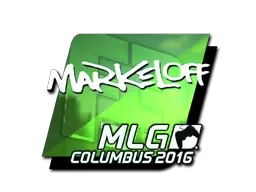 Sticker | markeloff (Foil) | MLG Columbus 2016 - $ 22.73