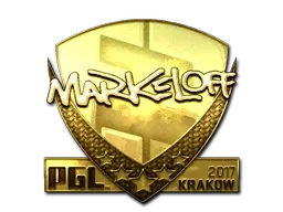 Sticker | markeloff (Gold) | Krakow 2017 - $ 353.60