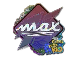 Sticker | max (Glitter) | Rio 2022 - $ 0.25