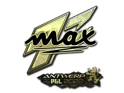 Sticker | max (Gold) | Antwerp 2022 - $ 12.49