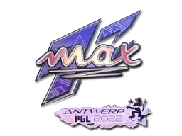 Sticker | max (Holo) | Antwerp 2022 - $ 9.38