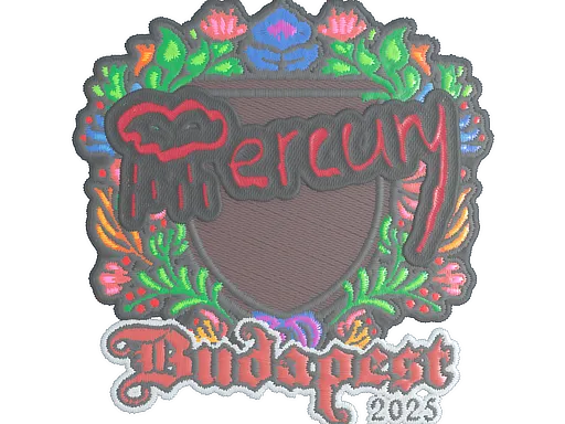 Sticker | Mercury (Embroidered) | Budapest 2025 - $ 0.05