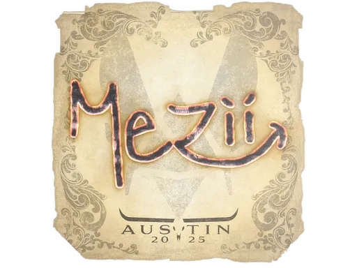 Sticker | mezii | Austin 2025 - $ 0.03