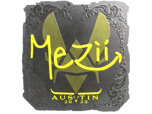 Sticker | mezii (Foil) | Austin 2025 - $ 0.03