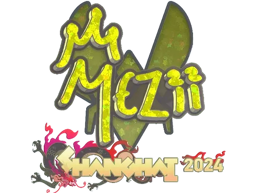 Sticker | mezii (Glitter) | Shanghai 2024 ``