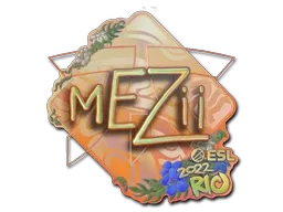Sticker | mezii (Holo) | Rio 2022 - $ 0.65