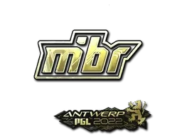 Sticker | MIBR (Gold) | Antwerp 2022 - $ 2.72
