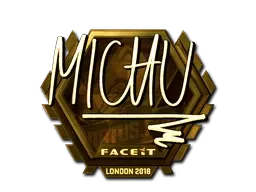 Sticker | MICHU (Gold) | London 2018 - $ 804.33