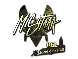 Sticker | misutaaa (Gold) | Stockholm 2021 - $ 2.60